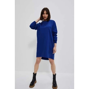 Sweatshirt dress with pockets