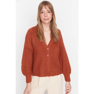 Trendyol Cardigan - Brown - Regular fit
