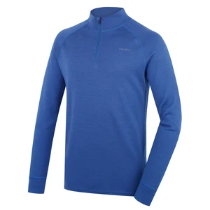 Men's merino sweatshirt HUSKY Aron Zip M blue