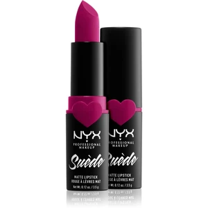 NYX Professional Makeup Suede Matte Lipstick matný rúž odtieň 12 Clinger 3.5 g