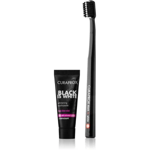 Curaprox Black is White sada zubnej starostlivosti II.