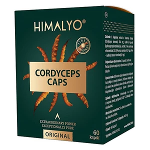 Přírodní extrakt ze vzácné houby Cordyceps sinensis Himalyo Cordyceps Caps (60 kapslí)