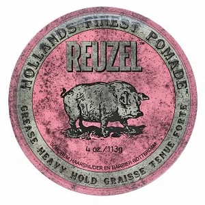 Reuzel Hollands Finest Pomade Grease pomáda na vlasy silné zpevnění 113 g