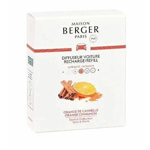 Maison Berger Paris Náhradní náplň do difuzéru do auta Pomeranč a skořice Orange Cinnamon (Car Diffuser Recharge/Refill) 2 ks