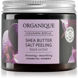 Organique Black Orchid soľný peeling s bambuckým maslom 200 g