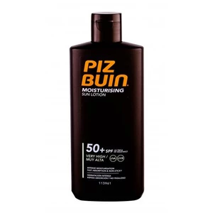 PIZ BUIN Moisturising Sun Lotion SPF50+ 200 ml opalovací přípravek na tělo unisex voděodolná; s ochranným faktorem SPF