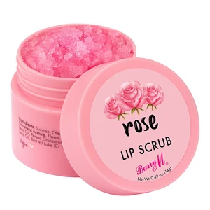 Barry M Lip Scrub peeling na rty příchuť Rose 14 g