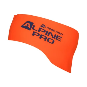 Alpine Pro Belake Unisex sportovní čelenka UOTY151 tmavě oranžová UNI