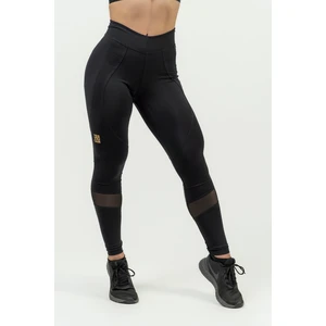 Nebbia High Waist Push-Up Leggings INTENSE Heart-Shaped Black/Gold L Fitness kalhoty