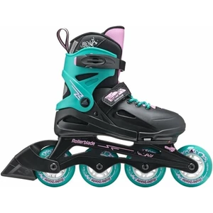 Rollerblade Fury JR Black/Sea Green 33-36,5 Patine în linie