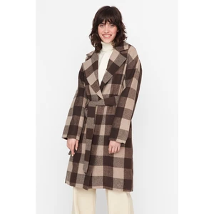 Trendyol Coat - Brown - Double-breasted