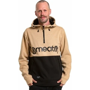 Meatfly Tason Technical Hoodie Mustard S Pulóver