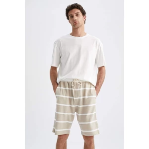 DEFACTO Comfort Fit Striped Shorts