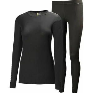 Helly Hansen Women's HH Comfort Lightweight Base Layer Set Black M Lenjerie termică