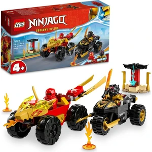 Kai a Ras v duelu auta s motorkou - Ninjago (71789)