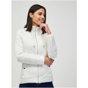 Cream Quilted Jacket ORSAY - Women