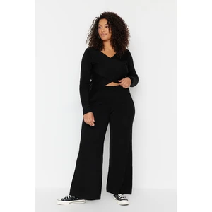 Trendyol Curve Black Knitwear Two Piece Set