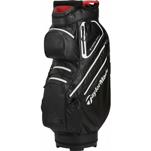 TaylorMade Storm Dry Cart Bag Black/White/Red Cart Bag
