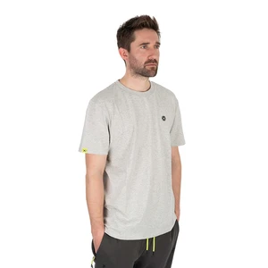 Matrix tričko large logo t-shirt marl grey lime - l