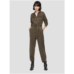 Brown Women's Long Jumpsuit Replay - Women