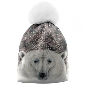 Mr. GUGU & Miss GO Woman's Bubble Bear Beanie WB21WH 822