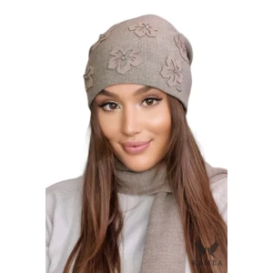 Dámská čepice Kamea Kamea_Hat_K.22.030.04_Dark_Beige