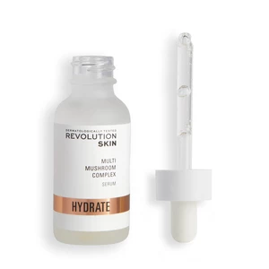 Revolution Skincare Hydrate Multi Mushroom Complex hloubkově vyživující a hydratační sérum pro rozjasnění pleti 30 ml