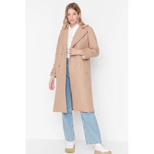 Trendyol Coat - Brown - Basic