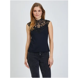 Black Blouse with Lace ORSAY - Women