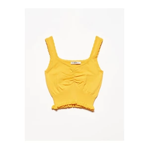 Dilvin Camisole - Yellow - Slim fit