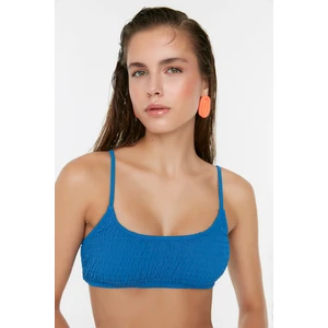 Trendyol Bikini Top - Blue - Plain