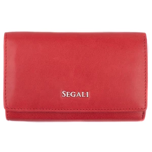 SEGALI Dámská kožená peněženka 7074 S red