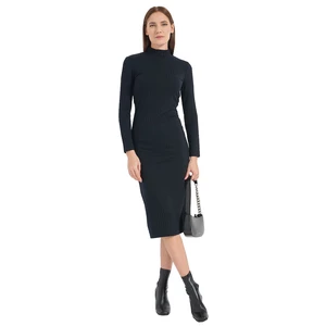 Jacqueline de Yong Dámské šaty JDYSIA Regular Fit 15270897 Black S