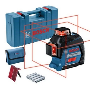 Bosch Professional GLL 3-80 krížová vodováha laserová    Dosah (max.): 30 m