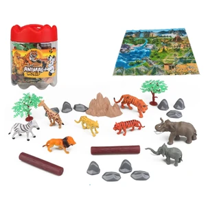 MAC TOYS Zvířata safari set 21ks