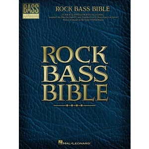 Hal Leonard Rock Bass Bible Spartito