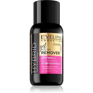 Eveline Cosmetics Hybrid Professional odlakovač na nehty s vitamínem A a E 150 ml