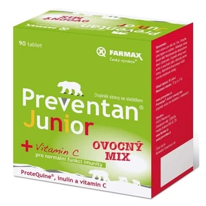 FARMAX Preventan Junior ovocný mix 90 tabliet