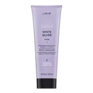 Lakmé Teknia White Silver Mask maska neutralizująca do włosów siwych i platynowego blondu 250 ml