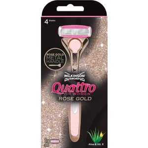 Wilkinson Sword Holicí strojek pro ženy Wilkinson Quattro for Women Rose Gold