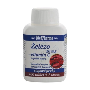 MedPharma Železo 20mg+vitamín C 107 tablet