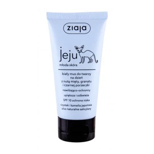 Ziaja Jeju White Face Mousse Moisturiser SPF10 50 ml denní pleťový krém na všechny typy pleti; na dehydratovanou pleť; na problematickou pleť s akné