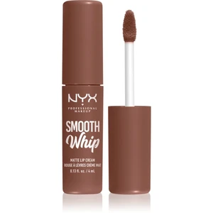 NYX Professional Makeup Smooth Whip Matte Lip Cream zamatový rúž s vyhladzujúcim efektom odtieň 24 Memory Foam 4 ml