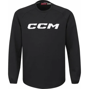 CCM Locker Room Fleece Crew SR Black XL SR