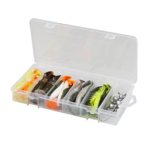 Savage gear gumové nástrahy cannibal shad kit mixed colors 36 ks - 6,8 cm 8 cm