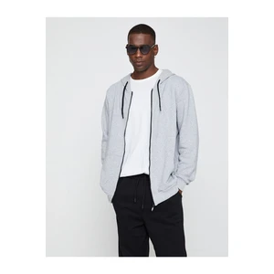 Koton Cardigan - Gray - Relaxed fit