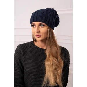 Beanie with fleece Milano K203 dark blue