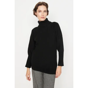 Trendyol Sweater - Black - Oversize