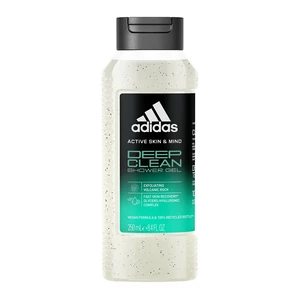 Adidas Deep Clean čistiaci sprchový gél s peelingovým efektom 250 ml