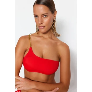 Trendyol Bikini Top - Red - Plain